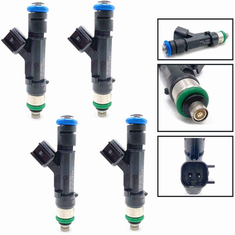 IXGKHC 4PCS 2.5L Fuel Injectors Replacement For Ford Escape 2009 2010 Fusion 2010-2020 Transit Connect & Lincoln MKZ & Mazda Tribute & Mercury Mariner Milan - Replace# 0280158162 - Image 2